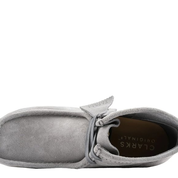 Clarks Wallabee Boot grey suede main image 6